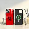 Nuclear Radiation Danger Sign Phone Case For iPhone17,16,15,14,13,12,11 Plus,Pro Max Magnetic For Magsafe Wireless Charging