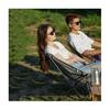 1 Pcs Outdoor Hiking Fishing Backpacking Full-Aluminum Frame Folding Camp Chair Portable Carry Bag Suitable Travel Stool Tools
