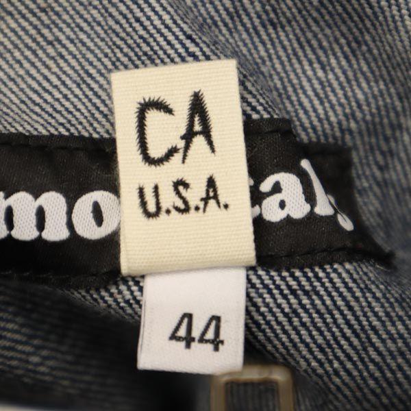 MONITALY Made In USA Denim Anorak Parker 44 MONITALY Pullover Men's Used