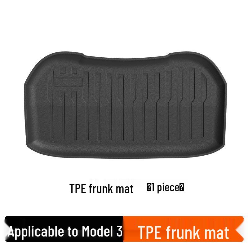 Tesla Model Y Floor Mats: TPE Anti-Slip Trunk Mats
