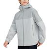 Skechers Outdoor Series Hooded Woven Comfortable Zip Jacket Men Jackets Purple Gray L424M040-0006