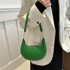 Stylish Street Fashion Pu Crescent Shoulder Bag Trendy Hobo Handbag For Women