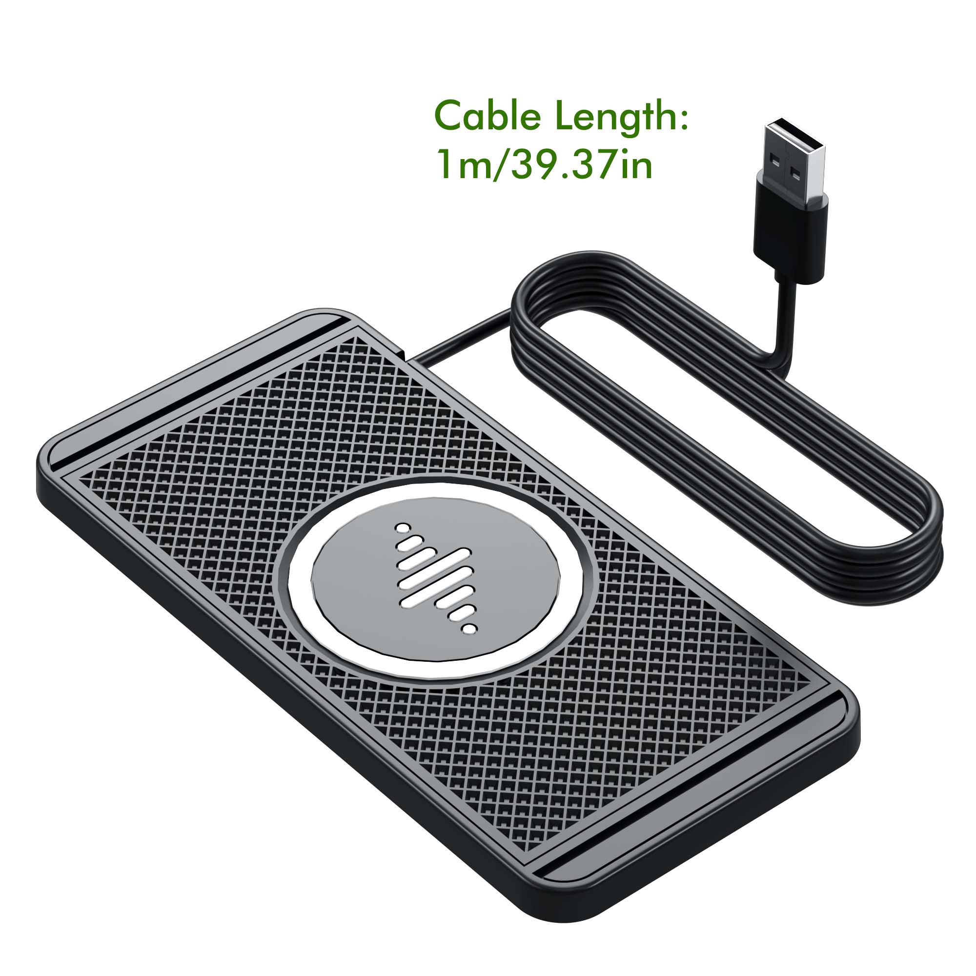 

Мягкий резиновый беспроводной автомобильный зарядный коврик 15 Вт, противоскользящий держатель, быстрая зарядка, автомобильное беспроводное зарядное устройство для мобильного телефона, автомобильный stor