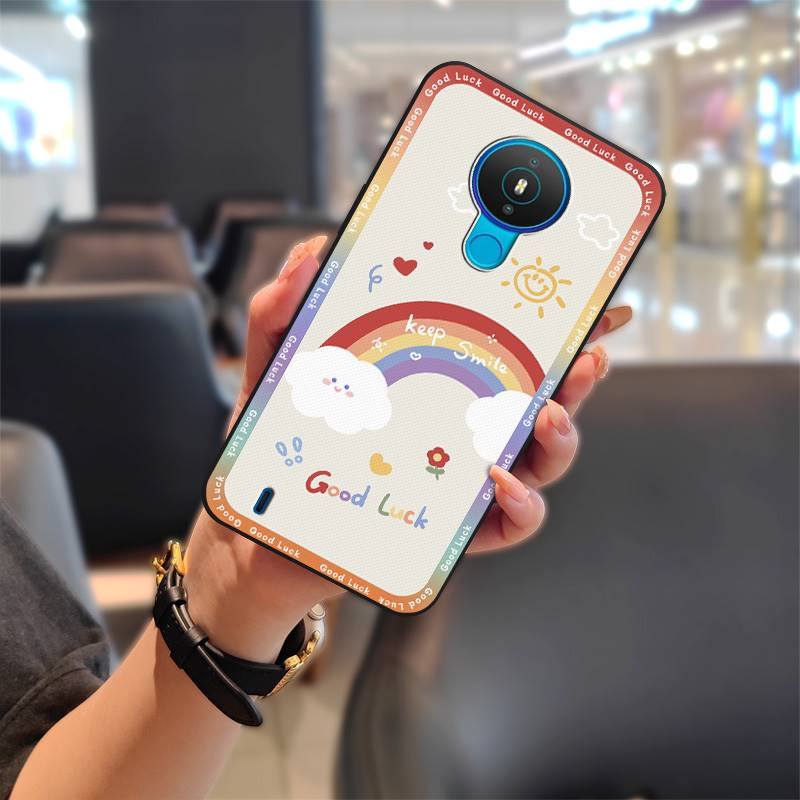 Silikonový kryt pouzdro na telefon pro Nokia 1.4 Nárazuvzdorný zadní kryt Roztomilý kreslený Plné obepnutí Nárazuvzdorný Odolný proti nečistotám