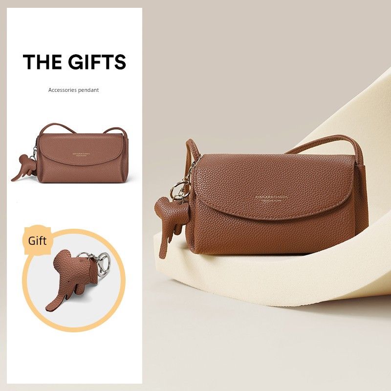 

Mexican Leather Women s Bag 2025 New Arrival Fashion Small Square Bag Women s Bag Fancy Niche Style Shoulder Messenger Bag Leather Brown