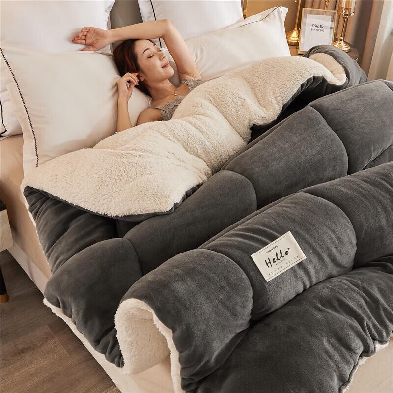 Теплое молочное флисовое одеяло DZQ 1.5x2.0m, 5 jin
