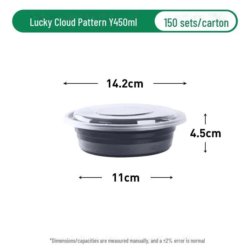 

Одноразовые пищевые коробки для еды на вынос с крышками — круглые и прямоугольные для фастфуда, бесплатная доставка Economy Pack (50 with lids)