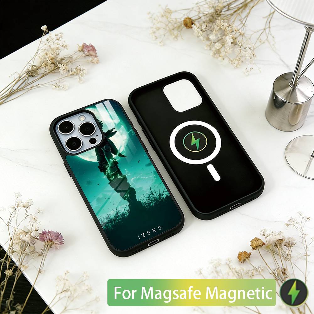 My Hero Academia Izuku Midoriya  Phone Case For iPhone17,16,15,14,13,12,11 Plus,Pro Magnetic with Magsafe Wireless Charging
