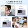 LUNPEAR AI Voice Recorder with One-Touch Recording, Transcription, Compact, GPT-5, Supports 152 Languages, 64GB Capacity, 35 Hours of Continuous Use,