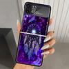 Retro Feather Dreamcatcher Hard PC Phone Case For Samsung Galaxy Z Flip 6 5 4 3 Black Cover ZFlip6 Flip5 Flip4 5G Foldable Print