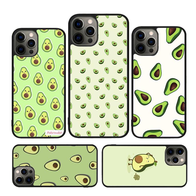 Süße Avocado-Handyhülle für iPhone 17 Air 16 PRO MAX 15 14 PLUS 12 11 13 Rückabdeckung Fundas Schale coque
