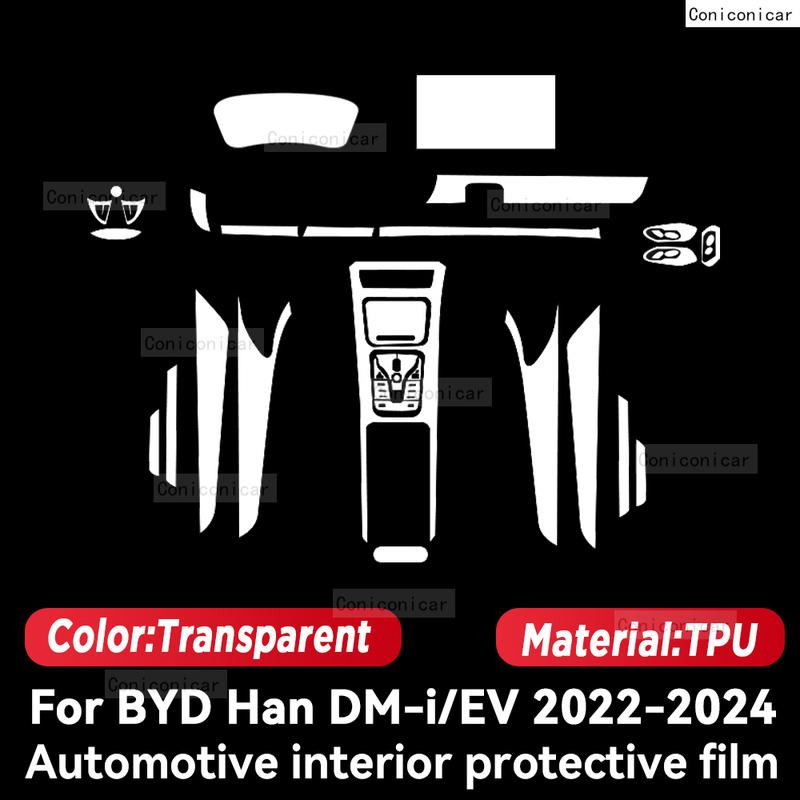 For BYD HAN EV DM i -2024 Car Interior Protection Anti-Scratch Film Sticker trument Center Control Navigation Screen