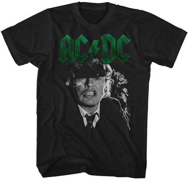 ACDC Angus Growling Photo Men s T Shirt Unisex T-Shirt L