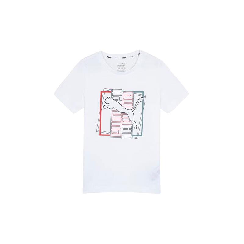 

New PUMA Streetstyle T Shirt White Kids 847281-52 116