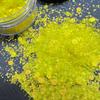 Opal White Cosmetic Polyester Glitter Hexagon Epoxy Resin Chunky Matte Glitter Mix for Snow Globe Tumbler Glitter