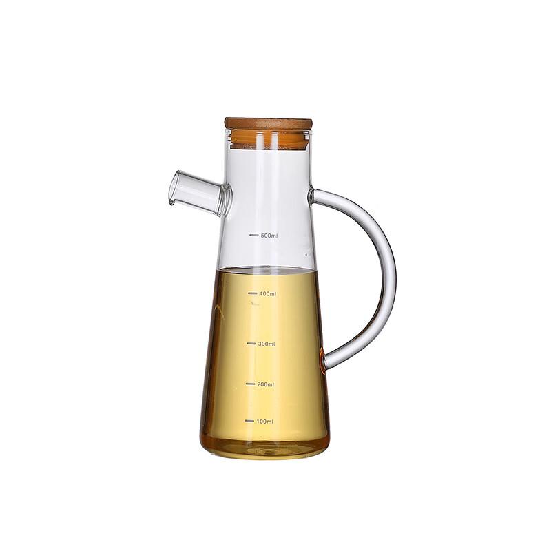 High Borosilicate Glass Oil Dispenser with Handle