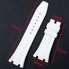 Soft Rubber Quality 26mm Width Watchband For 41mm Dail AP Strap For Audemars Belt Piguet Watch Band 15400/15500 Fold Buckle