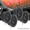 4pcs 800W High Efficiency 25mm Mini Dome Tweeter Speakers for Car Audio System with Spare Casing Black High Frequency
