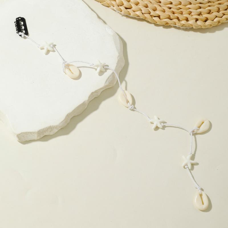 Accessories, Beach Conch Shell Braided Headwear Ins Punk Trend Braided Hair Dirty Braided Hair Accessories