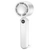Digital Display USB Mini Portable Wearable Plastic Brushless Motor Turbine Handheld Fan Rechargeable Strong Wind Household