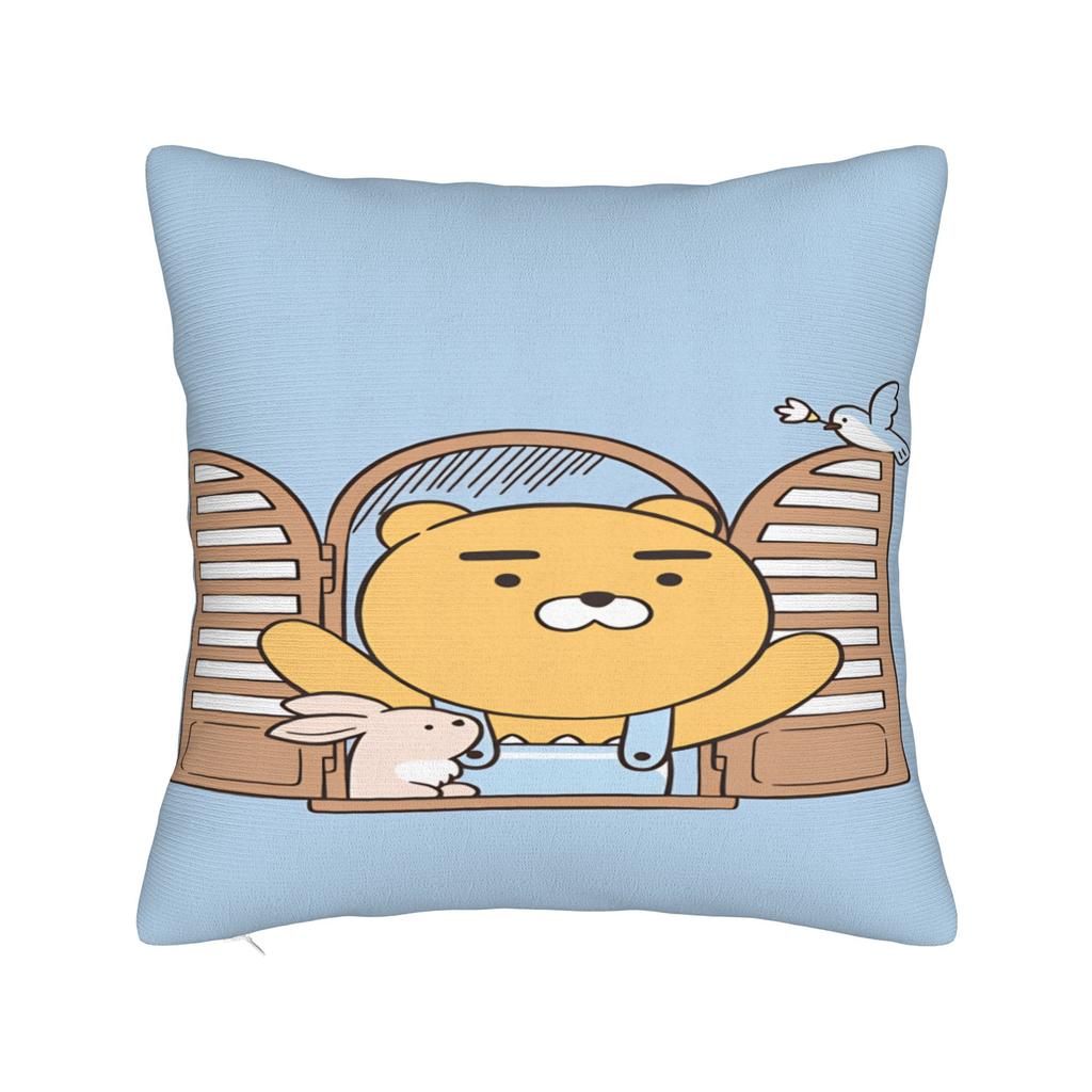 K-Kakaos F-Friends Choonsiks Pillowcases  Novelty Pillow Case For Sofa Car Home Decor Soft Pillow Cover