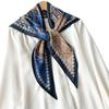 Retro Old Money Wind Cashew Flower Triangle Scarf Fashion High-end Silk Scarf Summer Thin Versatile Decorative Scarf Fart Curtain