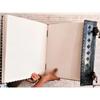 EXTRA LARGE Big Real Leather Seven Stone Embossed Book Journal Notebook