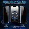 Film de protection - Vitre - pour iPhone 16e - Verre trempé - Anti-espion - Lot de 3