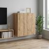 Wall Mounted Cabinet Artisan Oak 59 x 31 x 60 cm Particleboard