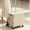 Foldable Shopping Cart with Lid Plastic Storage Box Utility Wagon with Adjustable Handle Rolling Wheel Basket for Outdoor Travel