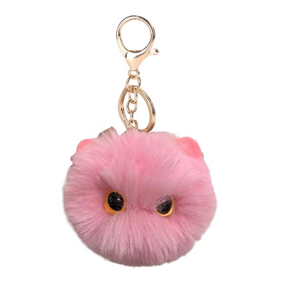 Plüschkatze Schlüsselanhänger Pelzball Puppe Tasche Anhänger Schlüssel Rucksack Geldbörse Zubehör Auto Innenraum Dekoration