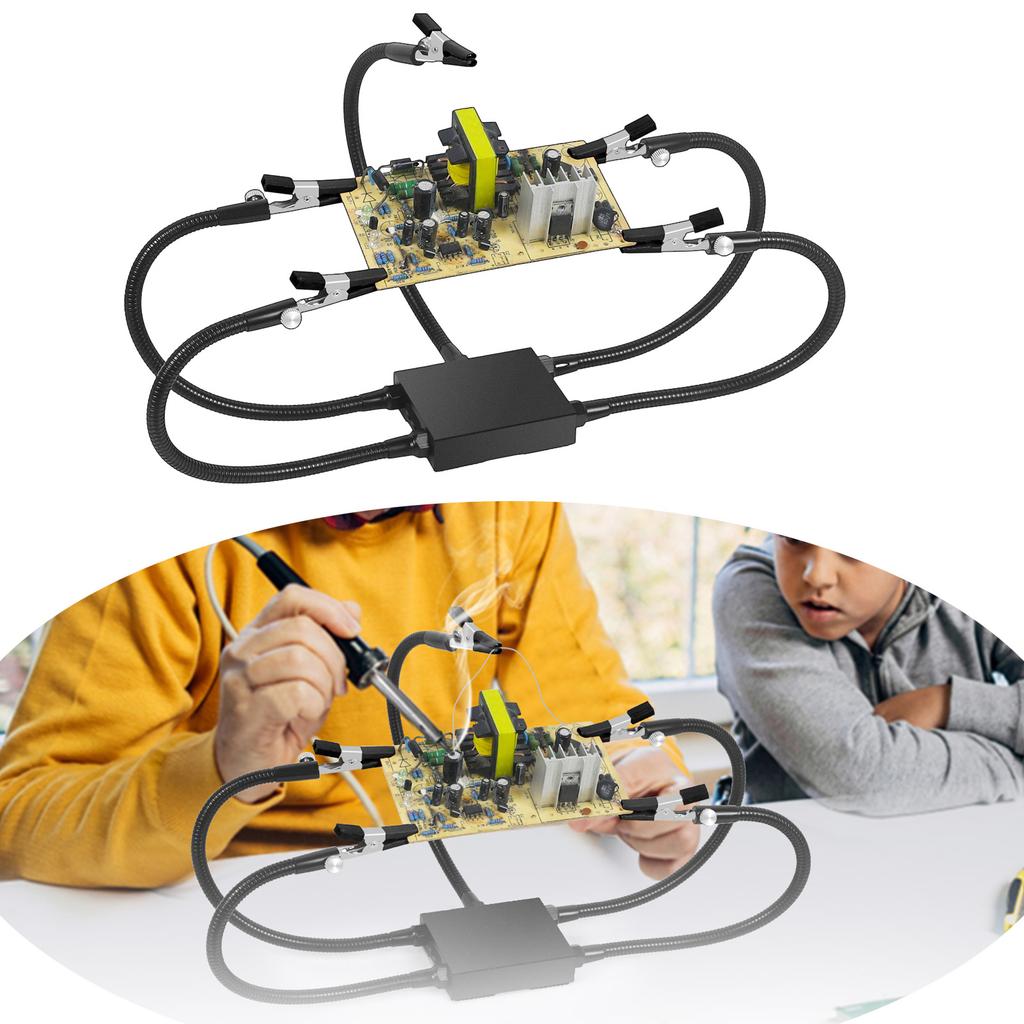 Soldering Third Hand Soldering Helping Hands Tool Flexible Metal Arm for Electronics Repair Jewelry Assembly Projects