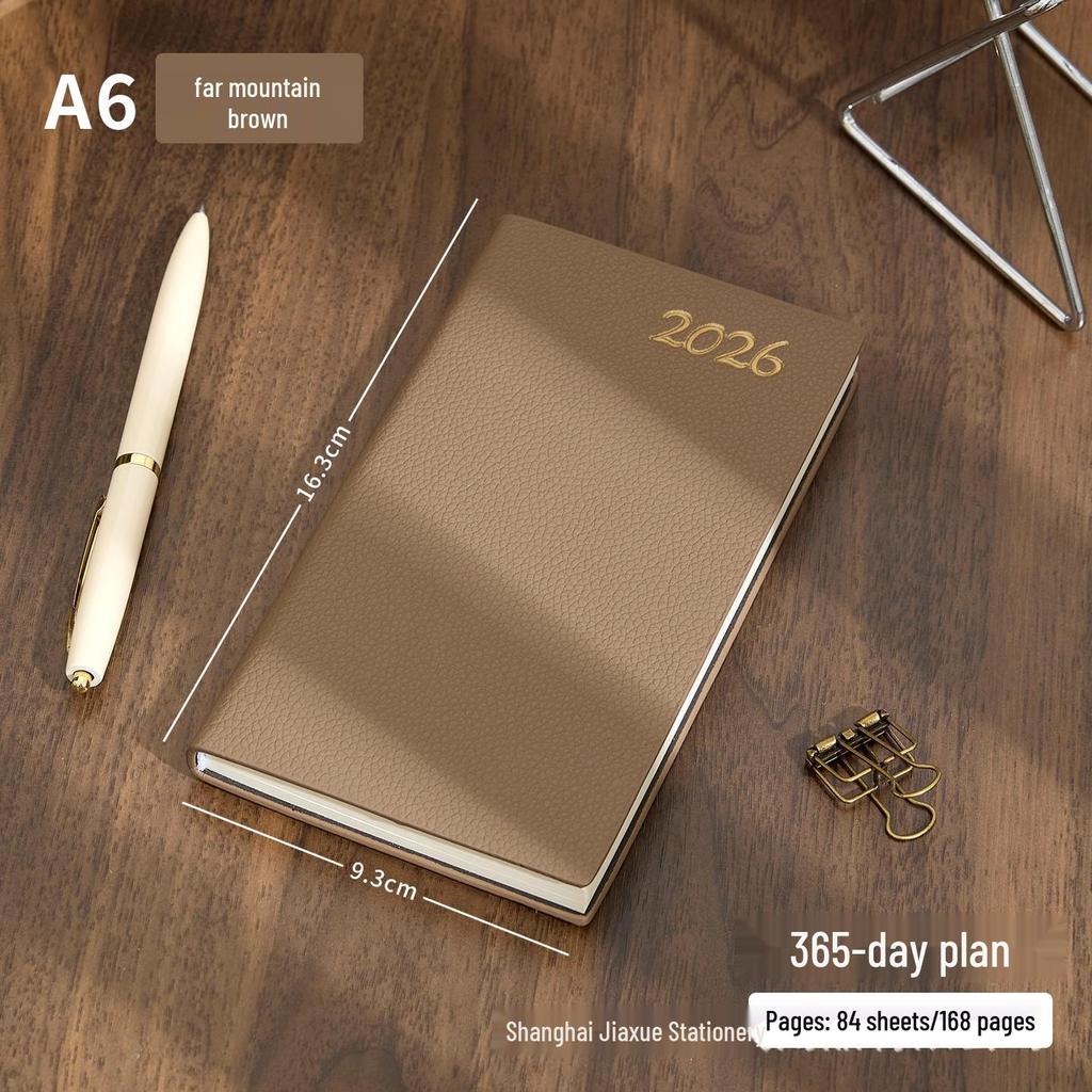 2026 A6 Daily Planner: Portable Diary for Work & Study