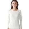 [GUNZE] Innerwear theGUNZE 10-Sleeve Long Sleeve 100% Cotton Made in Japan Sensitive Skin Dryer Safe CK3647 Women's
