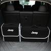 Car Trunk Organizer Box Large Capacity Folding Storage Bag Accessories For Jeep Wrangler Renegade Compass Gladiator Cherokee JL