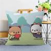 Cartoon Bubu and Dudu Pillow Anime Pillow Sofa Bed Head Pillow Cover Cushion Cover 45x45 cm Fashion