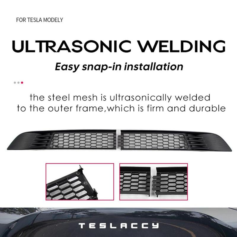 For Tesla Model Y 2020-2024 New Juniper Launch 2026 Car Lower Bumper Anti Insect Net Anti Dust Proof Inner Vent Grille Cover
