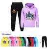 4262 Seturi de haine pentru copii băieți fete HELLO NEIGHBOR Trening Imprimat Bumbac Mânecă Lungă Hanorac Pantaloni Pantaloni