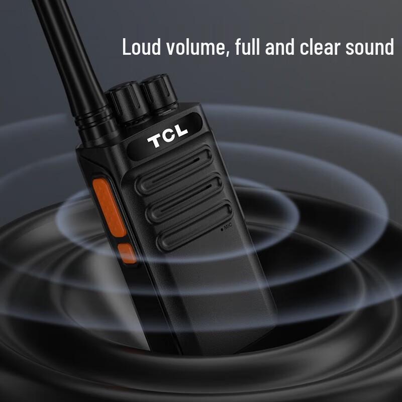 TCL HT16 Compact Long-Range Two-Way Radio (2-Pack) (CN version)
