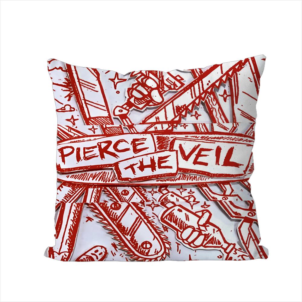 

PPierce The Veil Pillow Case For Car Sofa Decorative Home Doublesided Print Plush Square Throw Pillow Cushion Cover 30x30cm