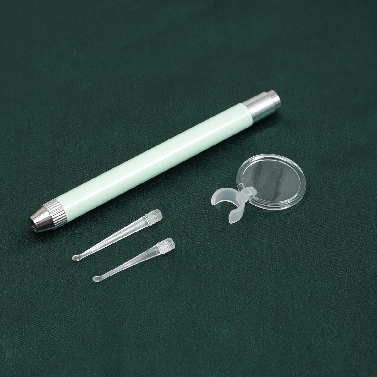 

4pcs Ear Cleaner Spoon Light Ear Curette Picker Visual Earpick Ear зелёный