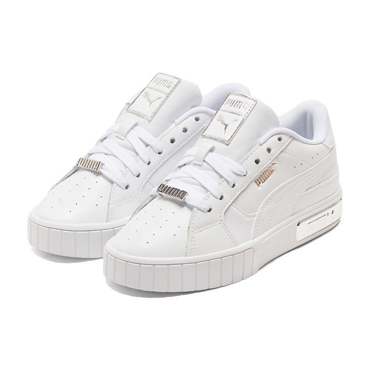 Puma Cali Star Metallic - Bílo-stříbrné dámské tenisky 380219-01