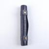 Faltbare Aufbewahrungstasche für den Außenbereich mit Reißverschluss Weiche Samt-Rollmatte PU-Leder-Rollenbeutel-Haltertasche