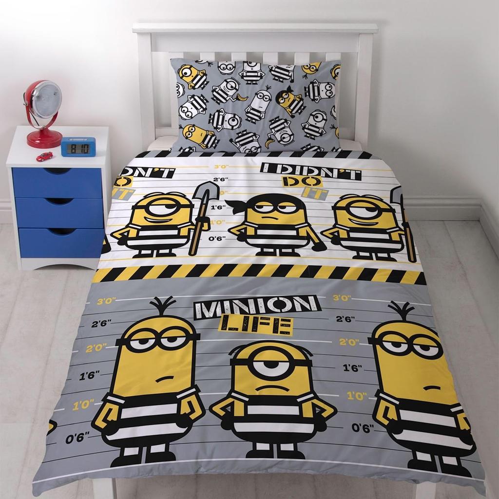 Despicable Me M-Minions Duvet Cover Pillowcase Bedding Set Adult Boy Girl Bedroom Decoration Children Gift Single Double Size