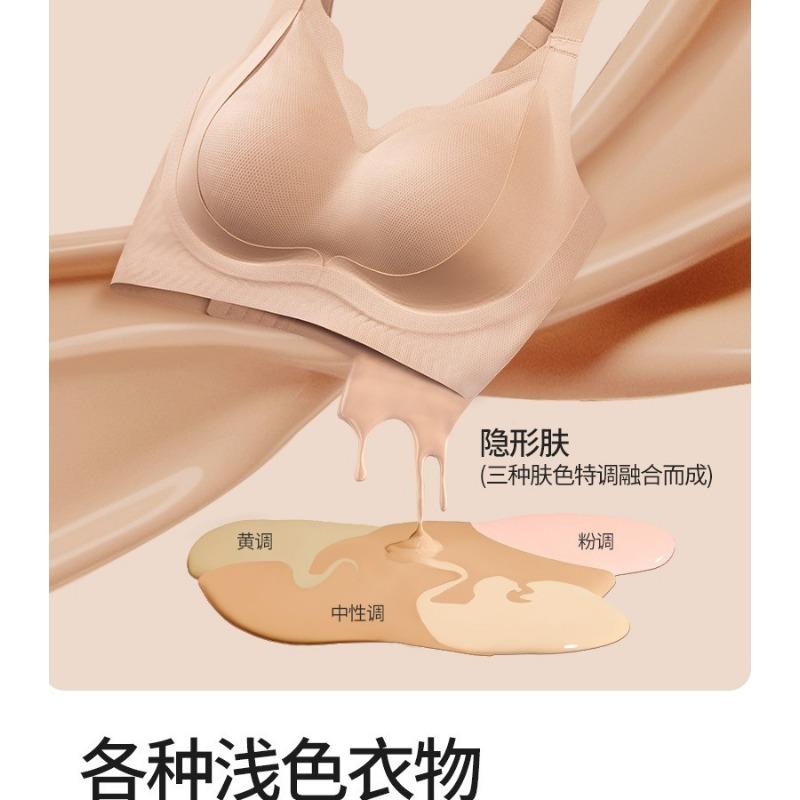 Women Plus Size Push Up Bra For Large Bust Shaping No Wire Backless Bra