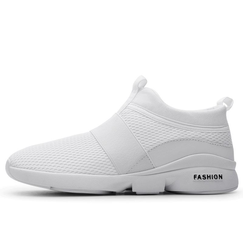 48 Large Size Men's Shoes Breathable Sports Casual Shoes Solid Color One Lazy Men's Running Shoes Couple Models