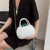 Ziplock Dýňová Taška přes Rameno PU Kůže Crossbody Tote Taška Nastavitelná Taška na Cukroví a Pochoutky Dárek