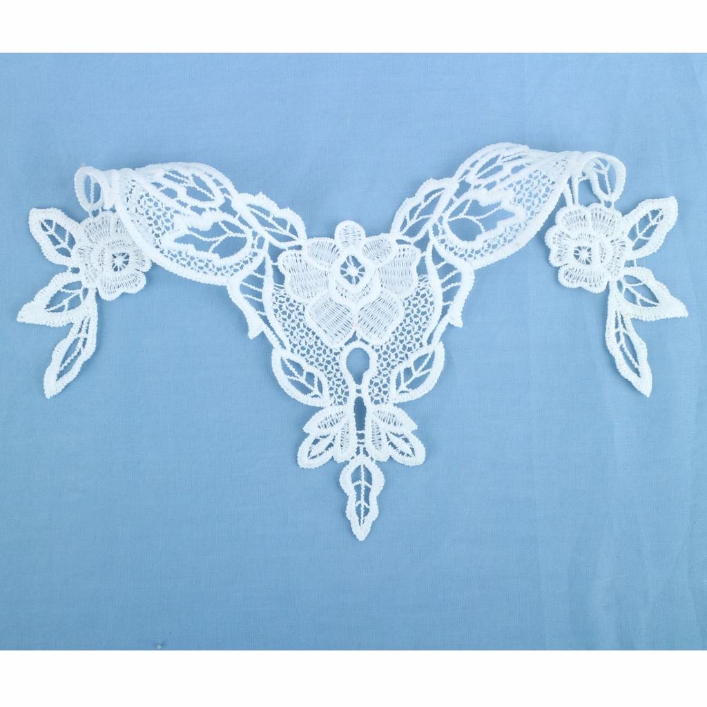 Lace Water-Soluble Lace Collar, Embroidered Lace Collar Diy Blouse Clothing Accessories Hollow Collar