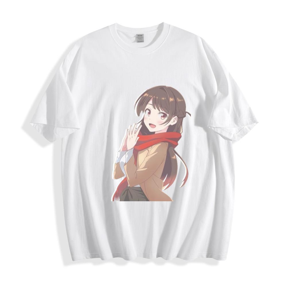 Rent-a-Girlfriend Chizuru Mizuhara T-Shirt - Elegant Anime Scarf Design Unisex T