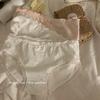 Lady Summer Simple Lovely Fresh Small Broken Flower Ear Side Pure Cotton Crotch Breathable Comfortable Briefs